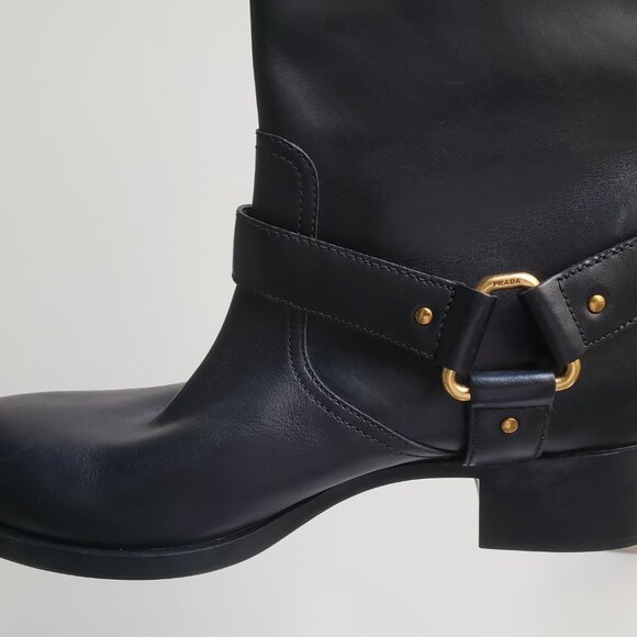 Prada riding boots. - Picture 2 of 3